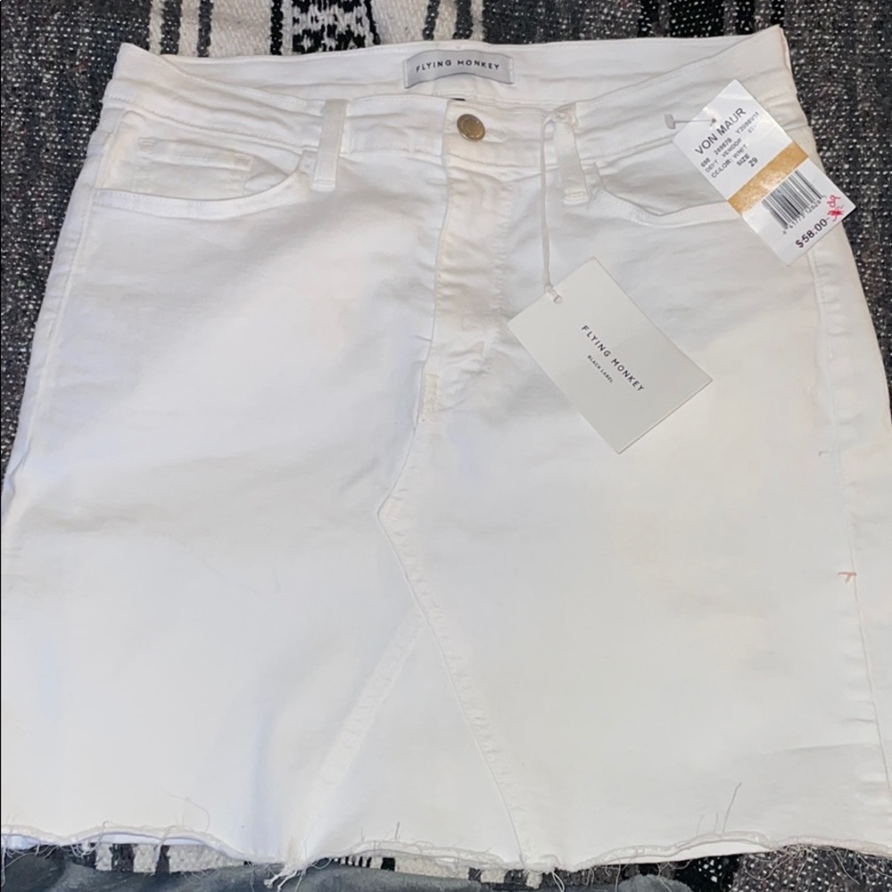 White skirt from Von Maur